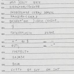 Eastern questionnaire, answ...