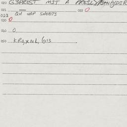 Eastern questionnaire, answ...