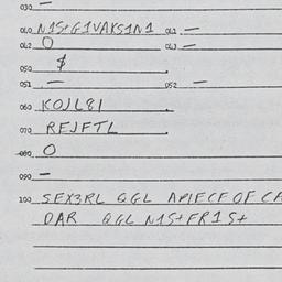 Eastern questionnaire, answ...