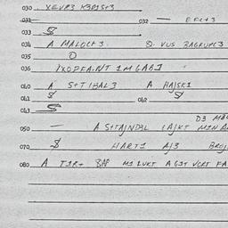 Eastern questionnaire, answ...