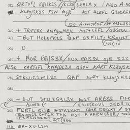 Eastern questionnaire, answ...