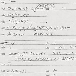 Eastern questionnaire, answ...