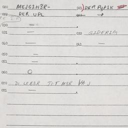 Eastern questionnaire, answ...