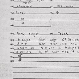 Eastern questionnaire, answ...