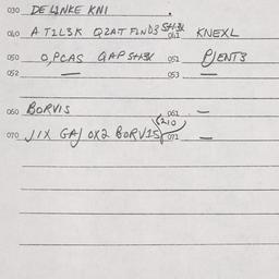 Eastern questionnaire, answ...