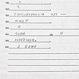 Eastern questionnaire, answ...