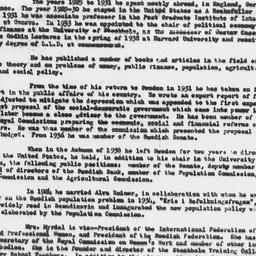 Short biography of Gunnar M...