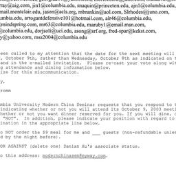 Announcements, 2003-10-09. ...