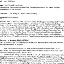 Minutes, 2004-10-01. Irish ...