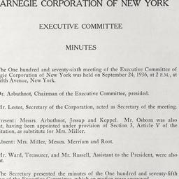 Executive Committee Meeting