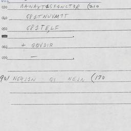 Eastern questionnaire, answ...