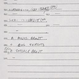 Eastern questionnaire, answ...