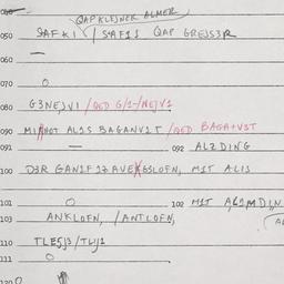 Eastern questionnaire, answ...
