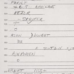 Eastern questionnaire, answ...