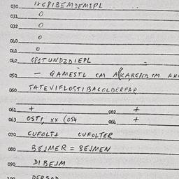 Eastern questionnaire, answ...