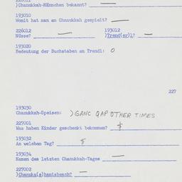 Western questionnaire, answ...
