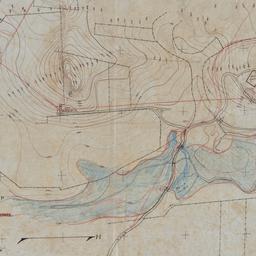 Topographic plot plan
