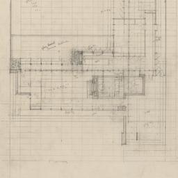 First floor plan, original ...