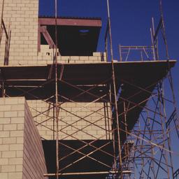Construction view, walls wi...