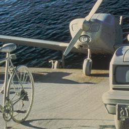 Gray plane and other vehicl...