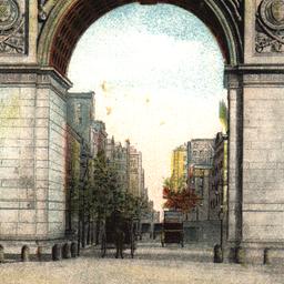 New York, Washington Arch.