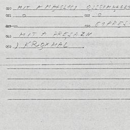 Eastern questionnaire, answ...
