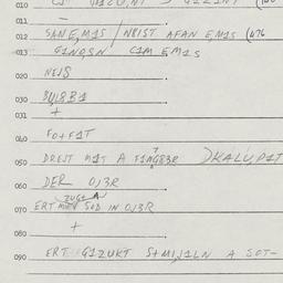 Eastern questionnaire, answ...