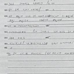 Eastern questionnaire, answ...