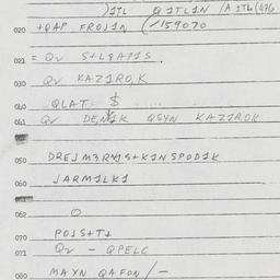 Eastern questionnaire, answ...