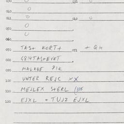 Eastern questionnaire, answ...