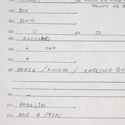 Eastern questionnaire, answ...