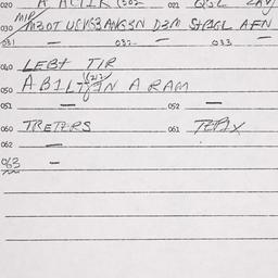 Eastern questionnaire, answ...