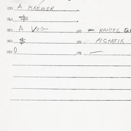 Eastern questionnaire, answ...