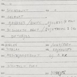 Eastern questionnaire, answ...