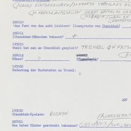 Western questionnaire, answ...