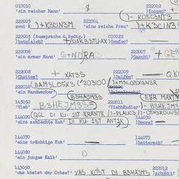 Western questionnaire, answ...