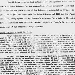 Memorandum from Samuel A. S...