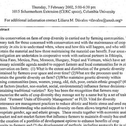 Announcements, 2002-02-07. ...