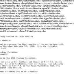 Announcements, 2002-02-07. ...