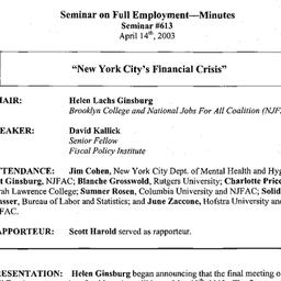 Minutes, 2003-04-18. Full E...