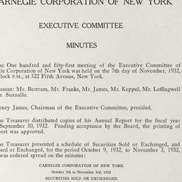 Executive Committee Meeting