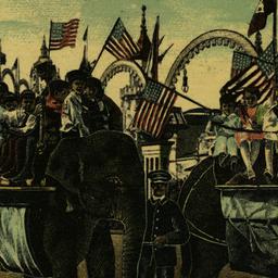 Elephant Riding, Luna Park,...