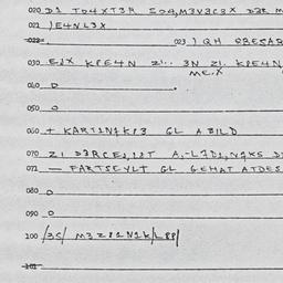 Eastern questionnaire, answ...