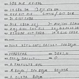 Eastern questionnaire, answ...