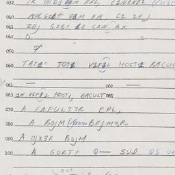 Eastern questionnaire, answ...