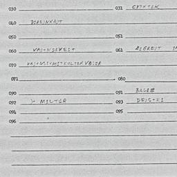 Eastern questionnaire, answ...
