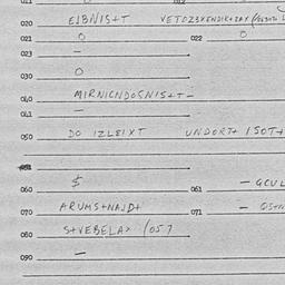 Eastern questionnaire, answ...