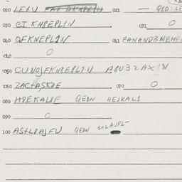 Eastern questionnaire, answ...