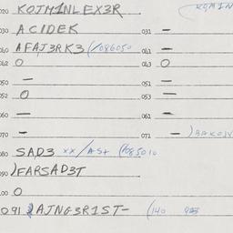 Eastern questionnaire, answ...