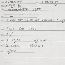 Eastern questionnaire, answ...